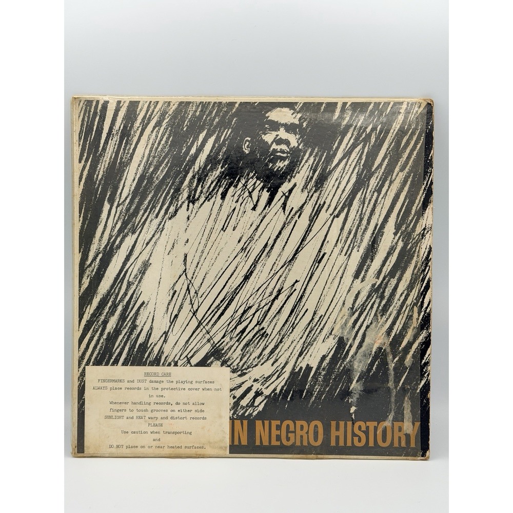 ADVENTURES IN NEGRO HISTORY 1963 Vinyl LP MONO Pepsi Cola HRP 101 Educational